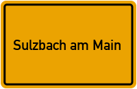 Nach Sulzbach am Main reisen